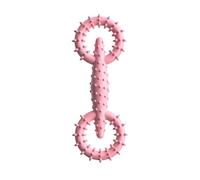 Zqxnt Interactive Pet Chew Toy For Dog Rubber Chewproof Design Teeth Hygiene Mental Stimulation Teeth Cleaning Rubber Dog Toy