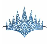 Zqxnt Intricate Cutout Crown Party Headpiece For Masquerade Costume Halloween Celebration Elegant Lightweight Design Victorian Hollow Masquerades Headpiece