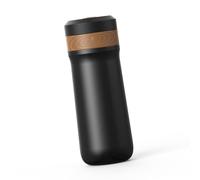Zqxnt Leak Proof Insulated Frenchs Press Water Bottle Hiking Water Bottle Stainless Steel Camping Coffee Maker For Beverages Camping Coffee Maker