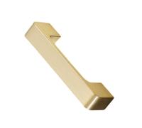 Zqxnt Long Square Wardrobe Knob Brass Cabinet Drawer Handle Cupboard Pulls Simple Furniture Decoration Easy to Installation Furniture Handles and Knob for Dressers Long Square