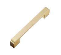 Zqxnt Long Square Wardrobe Knob Brass Cabinet Drawer Handle Cupboard Pulls Simple Furniture Decoration Easy to Installation Furniture Handles and Knob for Dressers Long Square
