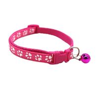 Zqxnt Lovely Paws Print Pet Bells Collar With Clear Ringing Tone For Easy Tracking On Cats Adjustable Collar For Outdoor Activity Cats Accessories