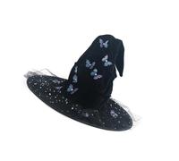 Zqxnt Luxury Witch Hat Vintages Look Fancy Dress Adult Costume Accessory For Stage Performances Role Playing Accessory