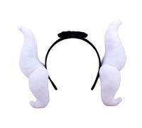 Zqxnt Maid Horn Headband Cartoon Animal Hairband Fun Hair Hoop Stage Props For Kids Shows White Horn Stage Hairbands