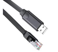 Zqxnt Multi Platform USB To RJ45 Debugging Line Cord Safe Protections For Secure Connection Device Management Ethernet Debugging Cable
