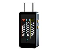 Zqxnt Multifunction USB C Power Meter With Voltages And Current Testing DC4V-28V For Electronic Devices