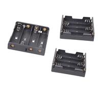 Zqxnt Multipurpose 2A Battery Holder Metal Structure Solder Friendly Terminals for Customs Circuits Lightweight Battery Case for Microphones