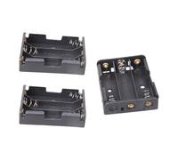 Zqxnt Multipurpose 2A Battery Holder Metal Structure Solder Friendly Terminals for Customs Circuits Lightweight Battery Case for Microphones