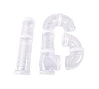 Zqxnt Pet Small Animal Hamster Tube Tunnel Clear Do It Yourself Toy Rabbits Tube Track Rodents Toy For Cage Mount Small Pet Tunnel