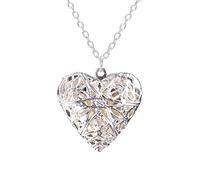 Zqxnt Photo Lockets Necklace Hold Picture Love Heart For Image Necklaces Fancy Jewelry Valentines Presen Locket Pendant Necklace For Women
