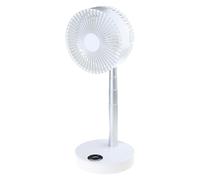 Zqxnt Portable Desk Fan Pedestal Stand Telescopic Folding For Home Office 5000mAh Silent Rechargeable Floor Standing Oscillating Fan Bedroom Table With Remote Standing Floor Fans Home Bedroom