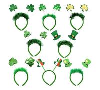 Zqxnt Powder Patricks Day Headband Shamrock/Hat Hair Hoop Festival Performances Headpiece Couple