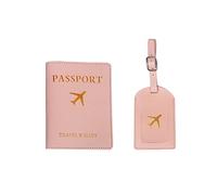 Zqxnt PU Leather Holder Luggage for Women Men Travel Fashion Lover Couple Weddings