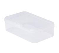 Zqxnt Rectangular Clear Transparent Storage Box Collection Container Organizer Storage Box Bottle Spray Organizer Basket Rack Tank Container Airtight Glass Dispenser Seal Food