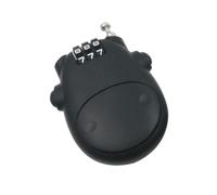 Zqxnt Regulable 4 Figure Telescopicing Cable Lock Outdoor Passwords Rings Lock Fixed For Motorcycles Helmets Ski Bag Rustproof Ski Lock