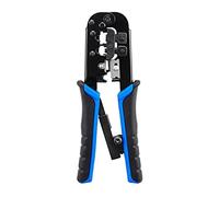 Zqxnt RJ45 LAN Cable Crimper Pliers Cutting Tool Cable Tester Cable Pliers 6P/8P Wire Cutter Tool Test Crimping Pliers Ethernet Cable Crimper Tool