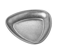 Zqxnt Stainless Steel Sauce Dish Plate Practical Dosing Tray Weighing Plate Suitable for Snacks Fruits Stainless Steel Sauce Dish