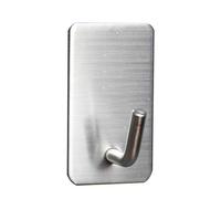 Zqxnt Stainless Steel Wall Hooks for Bag Coat Hanger Towel Holder for Kitchen Bathroom Toilet Behind The Door Punch-Free Home Storage Rack