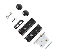 Zqxnt Sturdy Mortise Set with Elegant Knobs Designs for Easy Replacement On Interior Door 35 45mm Thickness Ranges Door Replacement