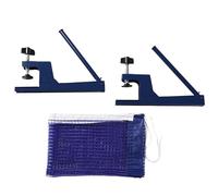 Zqxnt Table Tennis PingPong Net Post Set Folding Pingpong Screw On Clamp Net For Indoor And Outdoor Easy To Set Up