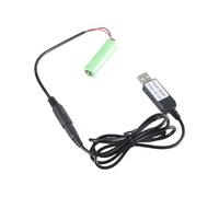 Zqxnt USB Battery Connection Line USB 5V 2A To 1.5V AA LR6 Power Cable For Clocks Toy Thermometers AA Replacement