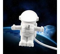 Zqxnt USB Night Light LED Astronaut Lamp Desk Lamp Flexible LED Nightlight 5V Reading Table Light Space Man Decoration Bulb Incandescent Solar String Dimmable Fluorescent String Pendant
