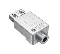 Zqxnt USB Terminals Block Adapter USB 2.0 Male Plug Connector Module Solderless Screw Replacement For Cable Charging Transfer