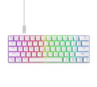 Zqxnt V900 Color Backliting Mechanical Keyboard 61Keys Hot Swap Switches Two-color Leycaps For Gaming And Office Use
