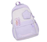 Zqxnt Versatile Teen School Bag Nylon Laptop Backpack Comfortable Daypack For High School And Middle Students Unisex Bag