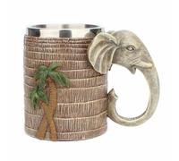 ZQXYXFUS Coffee Mugs Stainless Steel Viking Gifts for Men Beer Mugs Novelty Christmas Gifts for Father, Husband Water Glasses, Tea Cup(Yellow)