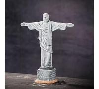 ZQXYXFUS Fun Art Statue Sculpture - Desktop Statue, Christ the Redeemer Resin Sculpture Brazil Rio de Janeiro Landmark Building Miniature Model Souvenir Collectible(A)