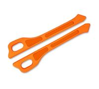 ZQYCD 2 Pcs Car Seat Gap Filler for Audi A3 Sportback | Typ 8P | Bj. 2003-2007, Durable Leakproof Plugging Strips Car Seat Side Gap Filler Pad,C/Orange