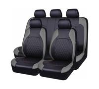 ZQYCD 9 Pcs Waterproof Car Seat Cover For Toyota CH-R EV 2020-2023, Seat Protector Front and Rear Covers Leather Waterproof Non-Slip Interior Accessorie,B/9pcs Set Black