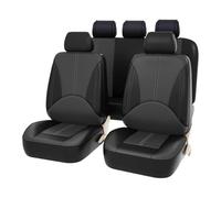ZQYCD Car Seat Cover Sets for Toyota Yaris Hybrid 2020-2024, Front Rear Seat Protectors Leather Waterproof Non-Slip Breathable Cushion Covers Accessorie,B/Black Grey