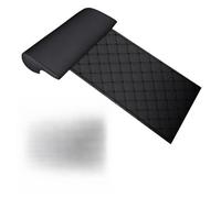ZQYCD Car Seat Cushion for Jeep Gladiator Overland(JT) Gladiator Rubicon(JT), Leg Rest Extended Leather Cushion with Comfort Leg Support Pillow Knee Support Cushion Accessories,A/Black
