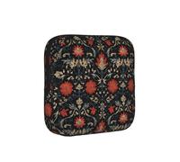 ZQYTGFDC Continuation of the Pattern Feminine Hygiene Pouch, 6 10 Pads Capacity, Small Organizer for Purse Handbag Suitcase, Gift for Girls Women
