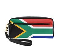 ZQYTGFDC Dream Mushroom Leather portable makeup storage bag Aesthetic Pencil Bag for Women, Makeup Pouch, South Africa Flag, One Size