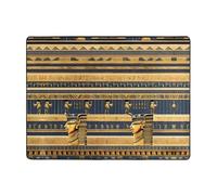 ZQYTGFDC Egyptian Pharaonic Frescoes Washable Inside Floor Mats Tracks Throw Rugs Carpet for Living Room Bedroom Office Dorm Home Decor, carpet 63x48in