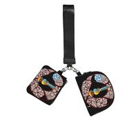 ZQYTGFDC Experimental conveyor belt Women's Wrist Wallet Keychain Set of 2Lipstick, Keys, Gym Daily Commute