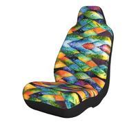ZQYTGFDC Rainbow Fish Scale 1 PC car protective cover, Quick Setup Universal Fit for Car SUV Trucks
