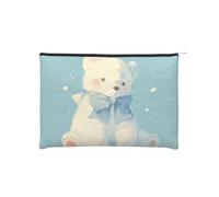 ZQYTGFDC Spider Candy Bag Women Zipper 8.9 x 6.5Inches Small Toiletry Organizer for Valentine's Day Friend Girlfriend Gifts, Slowpoke Bear, One Size