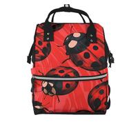 ZQYTGFDC The beauty of the Beetle Canvas bag with large capacity and multiple pockets, suitable for mother, baby and travel