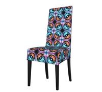 ZQYTGFDC Wonderful Universe Chair Slipcovers for Dining Room Chair seat Covers Chair Protectors for Party Pet Protection Universal Fit Soft Polyester