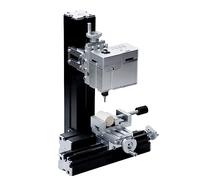 ZR® Electroplated Mini Metal Milling Machine 36W 20000rpm DIY Vertical Miniature Mill Lathe Machine Tools for Creative Maker Miniature Miller
