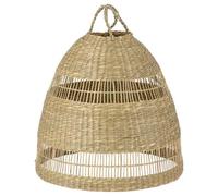 ZR Solutions TORARED 36cm Sedge Pendant Lamp Shade - Cozy Warm Light & Decorative Shadows + Free Plastic Shoehorn