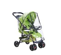 ZR SOLUTIONS Universal Stroller Rain Cover - Waterproof Pushchair & Pram Rain Cover, Windproof & Snow Protection, Breathable Clear Design with Ventilation, Fits Most Pushchairs, Buggy & Travel Systems