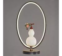 ZR98US Bedside Lamps for Pure Copper Bedroom Lamp, Living Room Decorative Table Lamp(Color:D,Size:Button)