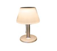 ZR98US Cordless Solar-Powered LED Desk Lamp with 3 Lighting Modes, Waterproof Zippered Indoor and Outdoor Use Suitable for Living Room, Dormitory, Office,(White)