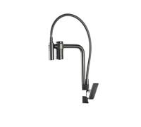ZR98US Crane Kitchen Pull-Out Sprayer 360 Degree Rotating Water Filter Single Handle Purification Function Faucet(Grey)