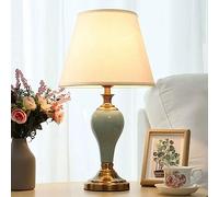 ZR98US Desk Lampe de Chevet lamp Nordic Style Girl Warm Night Light high -end Ceramic Pleated Bedroom Bedside Head lamp(Color:A,Size:)